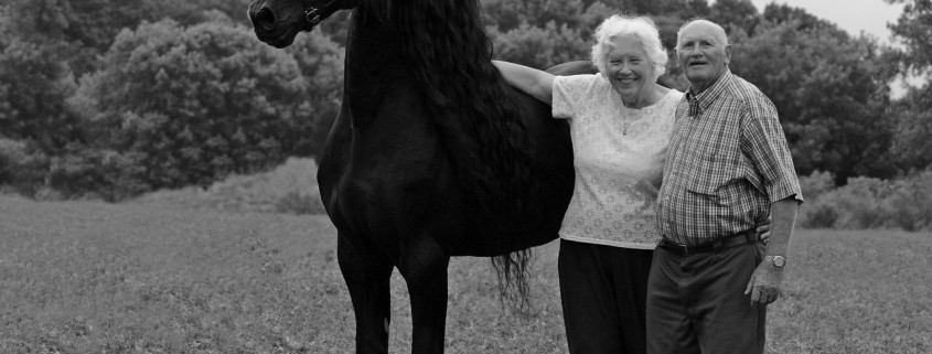 Friesian Connection Bob and Arlene DeBoer with Mintse 384